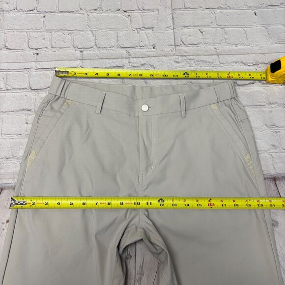 Jack Archer Men Jetsetter Pants Size 33x30 Stone Performance Golf Chino C056 -6 - Picture 2 of 16